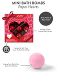 Paper Hearts Mini Bath Bombs