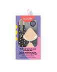Dots on Black Makeup Spatula and Palette Set