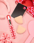 Hearts Aflutter Makeup Spatula and Palette Set